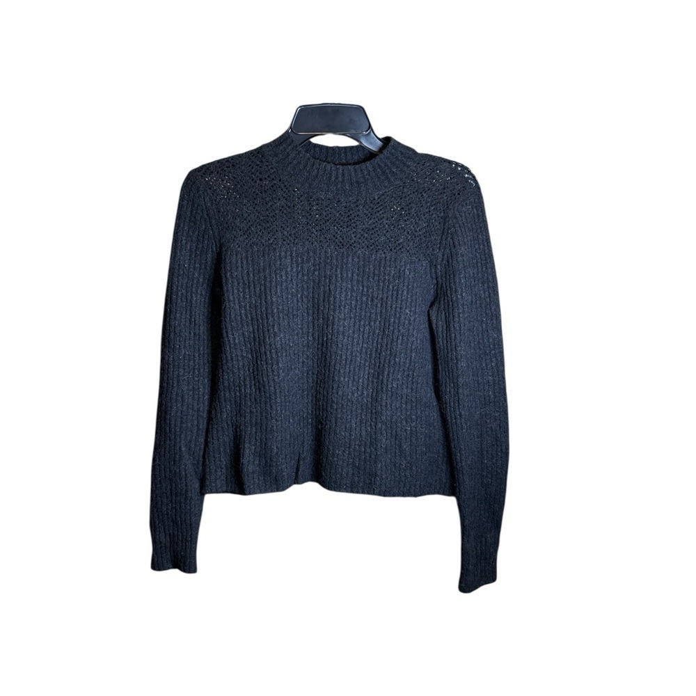 Club Monaco  Knit Black Women's Sweater Classic Beauty Size Mcl‎